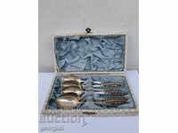 An amazing set of silver filigree spoons. №0157