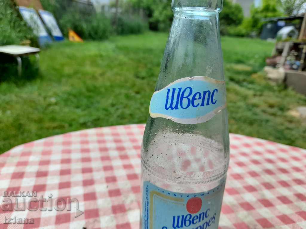 Old bottle SCHWEPPES, SWEPS BITTER LEMON with price 7.00 BGN | € 3.58