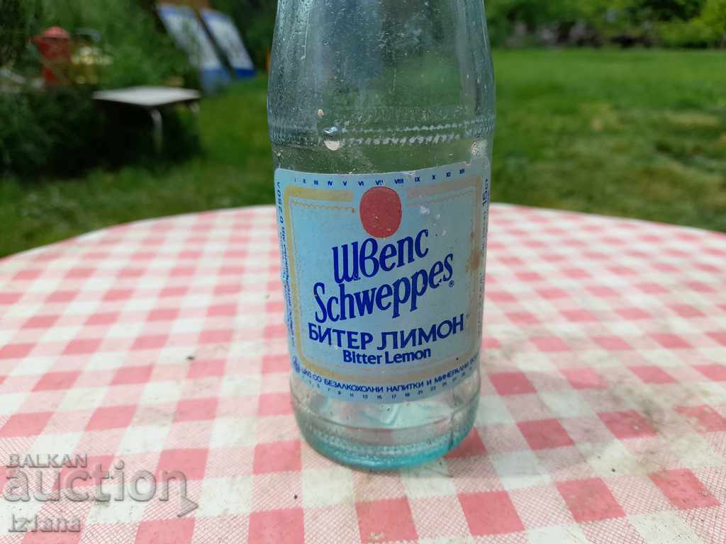 Old bottle SCHWEPPES, SWEPS BITTER LEMON - 5
