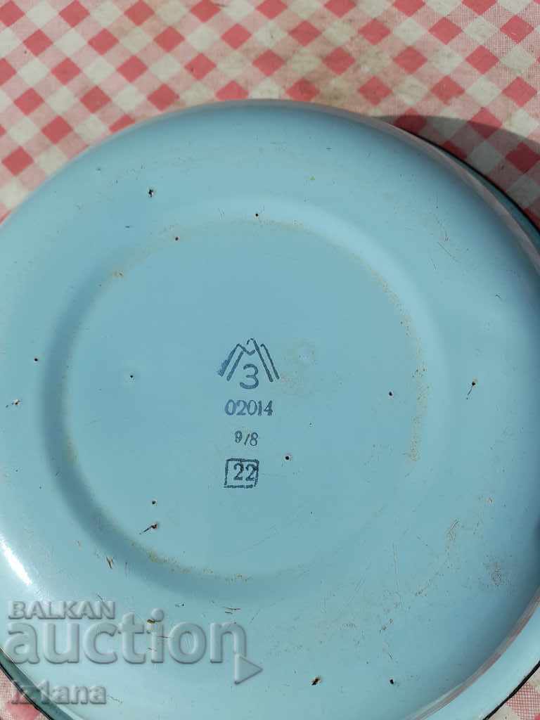 Old enamelled basin - 5