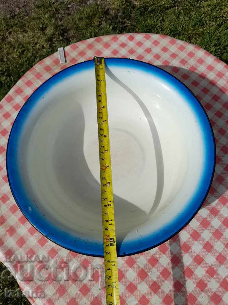 Old enamelled basin - 6