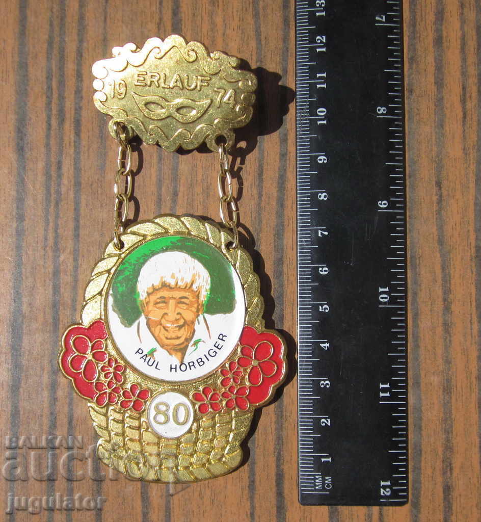 голям Австрийски бронзов медал ERLAUF 1974 - 5