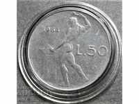 Italy 50 pounds 1964