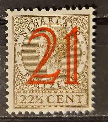 Холандия 1929 Личности/Кралица Вилхелмина Надпечатка MH