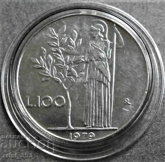 Italy 100 pounds 1979
