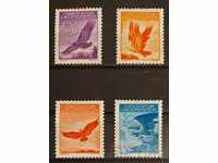 Liechtenstein 1934 Airmail / Fauna / Birds MH