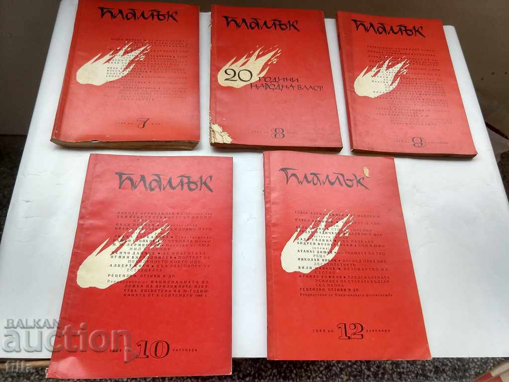 Delivery of 1964 Flame Magazine 1-12 pcs. Delivery of 1964 Flame Magazine 1-12 pcs.