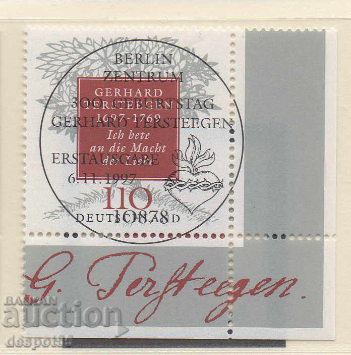 1997. GFR. Gerhard Terstegen. Prima ediție.