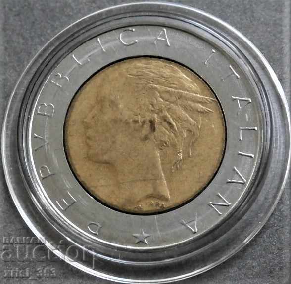 Italia 500 de lire sterline 1987