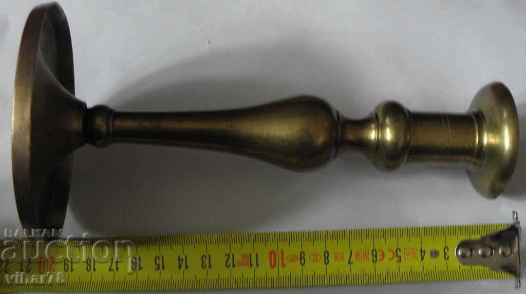 Auction Old bronze candlestick Auction Old bronze candlestick
