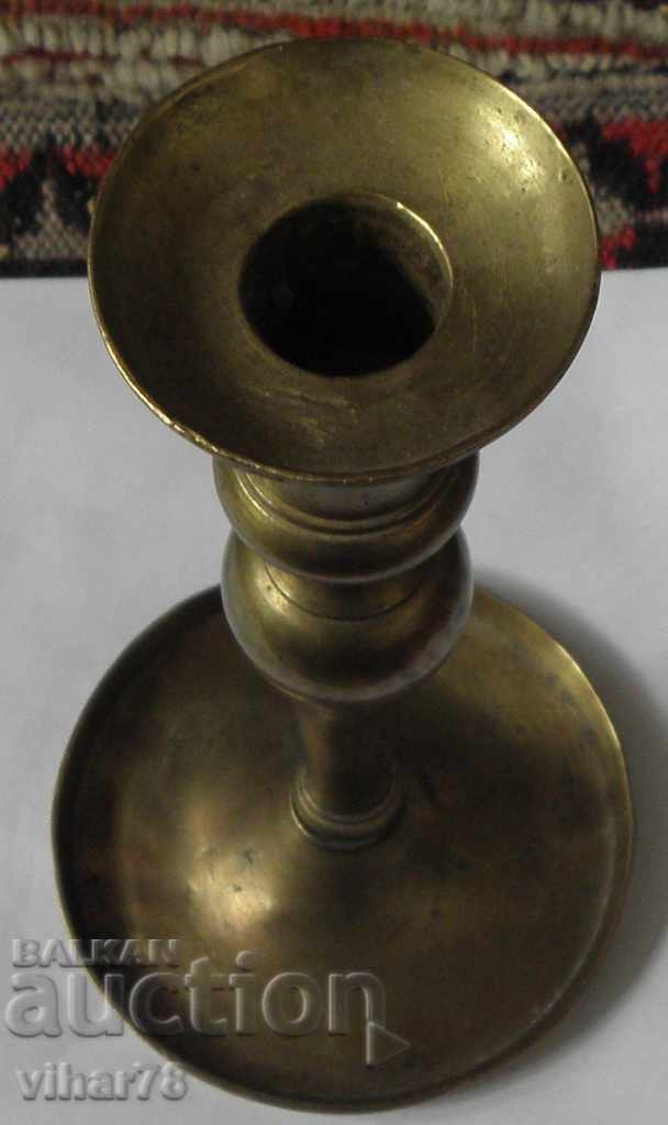 Old bronze candlestick - 5 Old bronze candlestick - 5