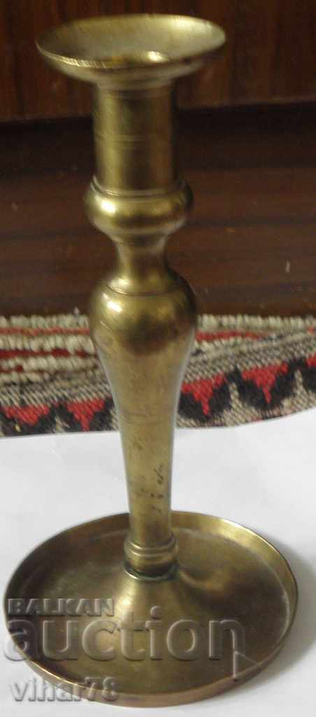 Old bronze candlestick - 6 Old bronze candlestick - 6