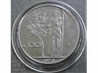 Италия 100 лири 1976