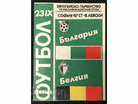 България - Белгия Европейско Първенство 1987 год.
