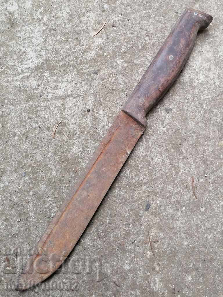 Old butcher knife blade dagger - 5 Old butcher knife blade dagger - 5