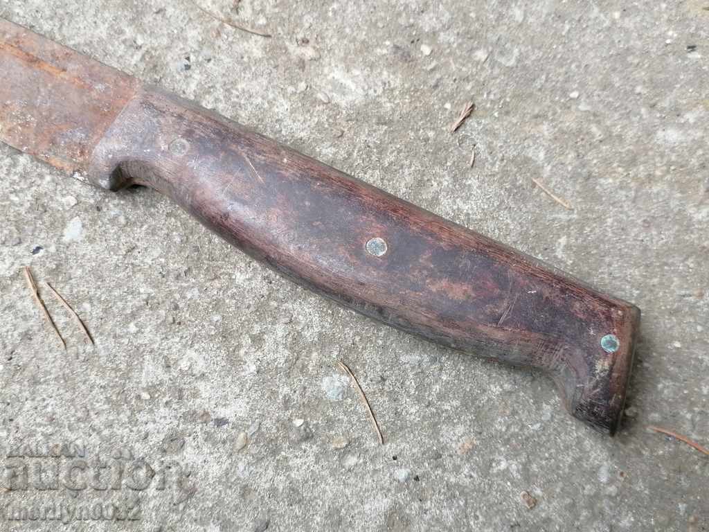 Old butcher knife blade dagger - 6 Old butcher knife blade dagger - 6