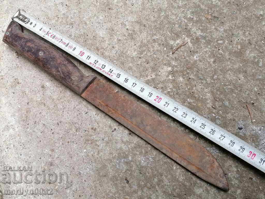 Old butcher knife blade dagger - 7 Old butcher knife blade dagger - 7