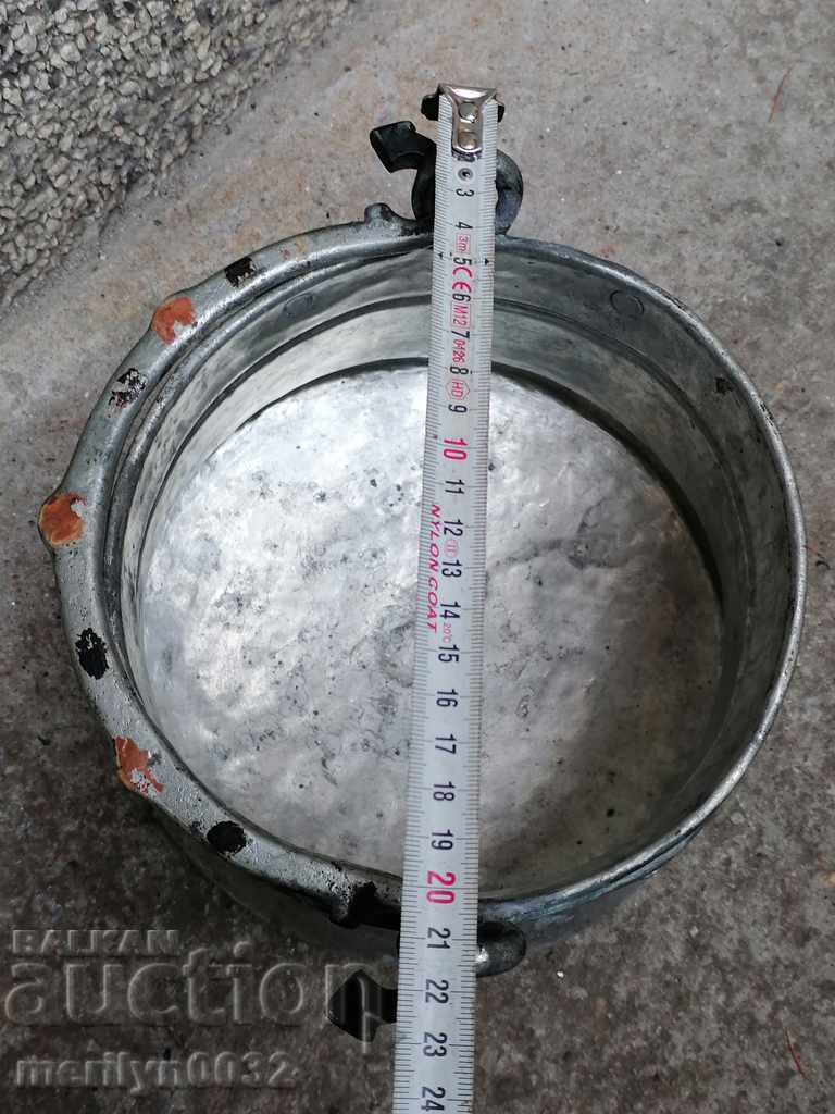 Old copper cauldron, copper, cauldron copper vessel menche - 5 Old copper cauldron, copper, cauldron copper vessel menche - 5