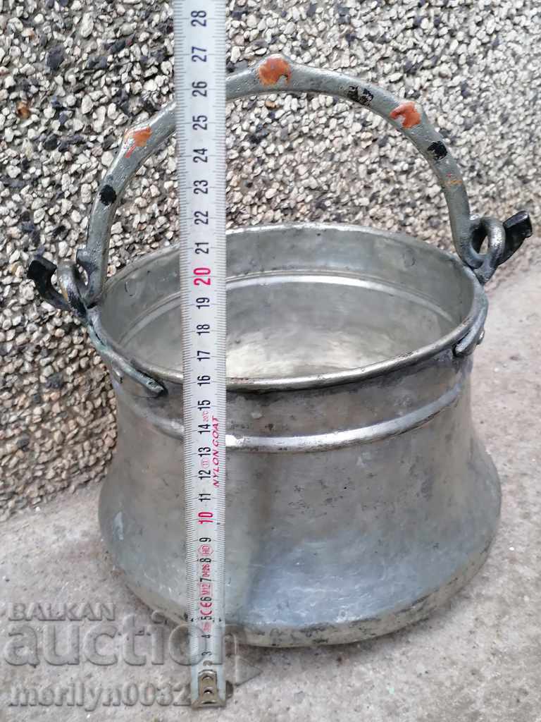 Old copper cauldron, copper, cauldron copper vessel menche - 7 Old copper cauldron, copper, cauldron copper vessel menche - 7