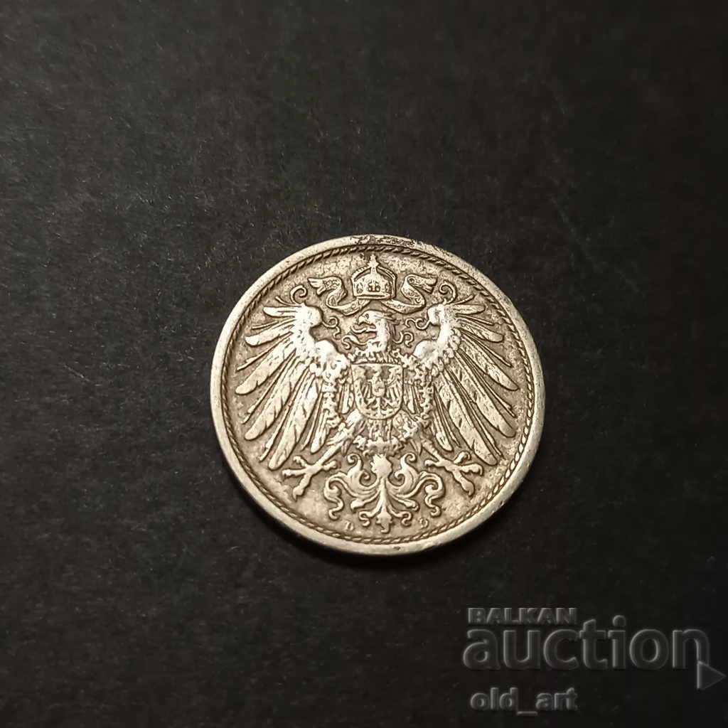 Monedă - Germania, 10 Pfenning 1899, D cu preț 4.00 BGN | € 2.05 Monedă - Germania, 10 Pfenning 1899, D cu preț 4.00 BGN | € 2.05