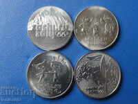 Rusia 2011-14 - 25 de ruble "Jocurile Olimpice de la Soci" 94 "(4 bucăți)