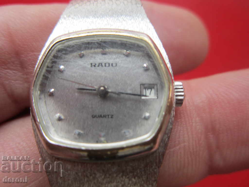 Auction Unique Rado quartz watch Auction Unique Rado quartz watch