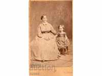 OLD PHOTOGRAPH - CARDBOARD - PRAGUE - M2905