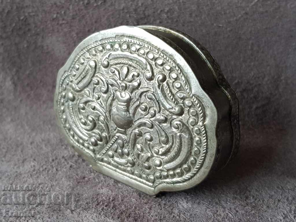 Old Bulgarian Revival Silver Snuff Box 19th Century with price 350.00 BGN | € 178.95 Old Bulgarian Revival Silver Snuff Box 19th Century with price 350.00 BGN | € 178.95