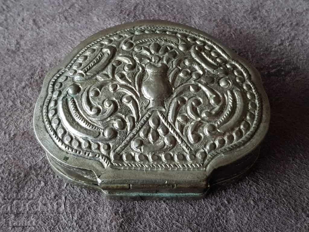 Delivery of Old Bulgarian Revival Silver Snuff Box 19th Century Delivery of Old Bulgarian Revival Silver Snuff Box 19th Century