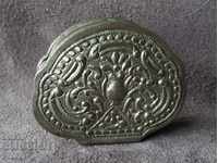 Old Bulgarian Revival silver snuff box for the 19th century