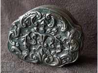 Bulgarian Revival silver snuff box for the 19th century