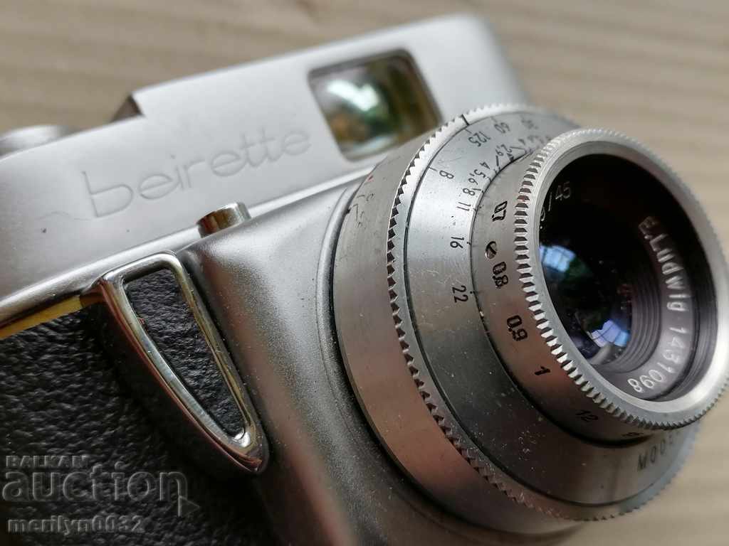 Δημοπρασία Φωτογραφική μηχανή με θήκη Beirette, Γερμανία Δημοπρασία Φωτογραφική μηχανή με θήκη Beirette, Γερμανία