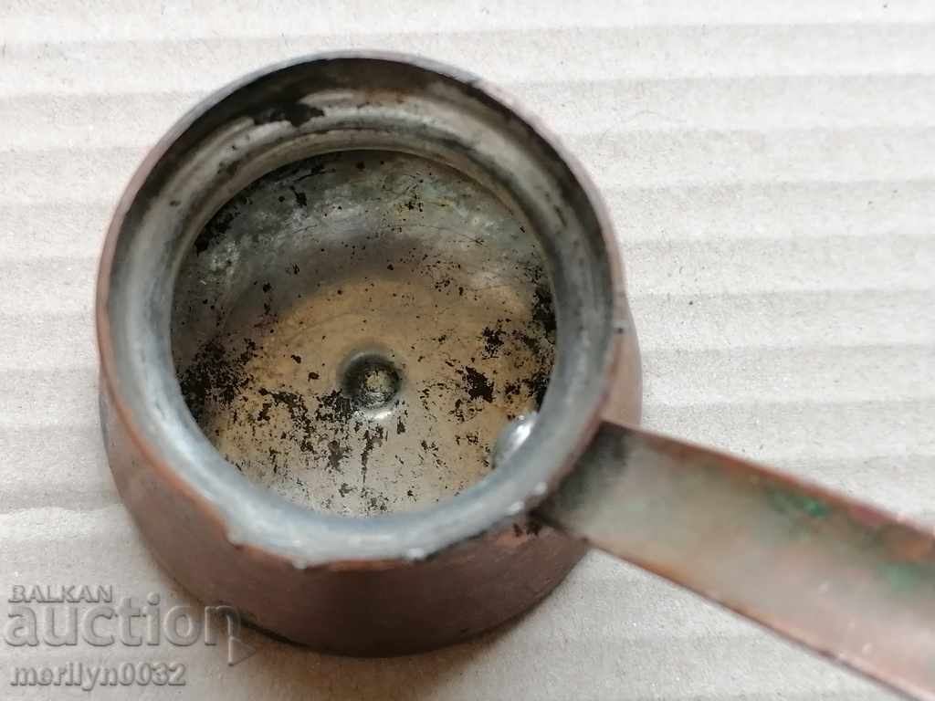 Delivery of Old tinned copper cezve, coffee pot, copper, copper vessel Delivery of Old tinned copper cezve, coffee pot, copper, copper vessel