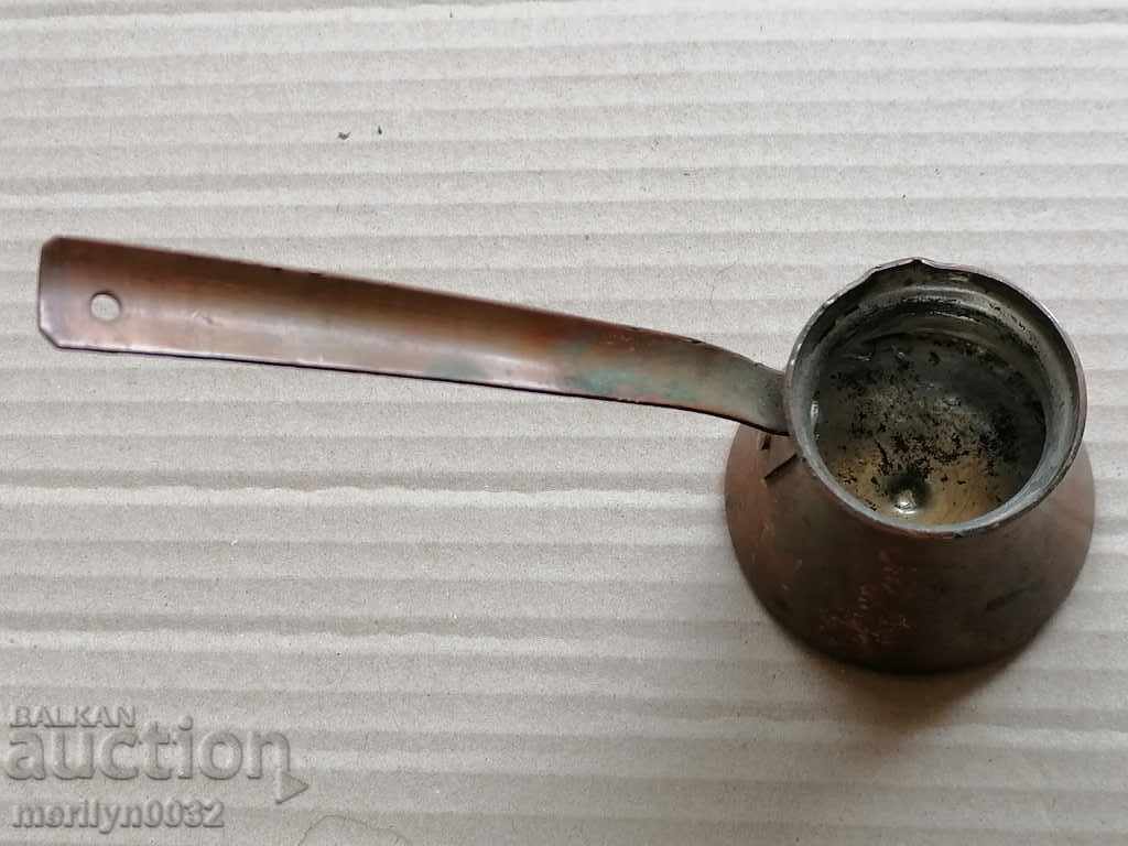 Old tinned copper cezve, coffee pot, copper, copper vessel - 7 Old tinned copper cezve, coffee pot, copper, copper vessel - 7