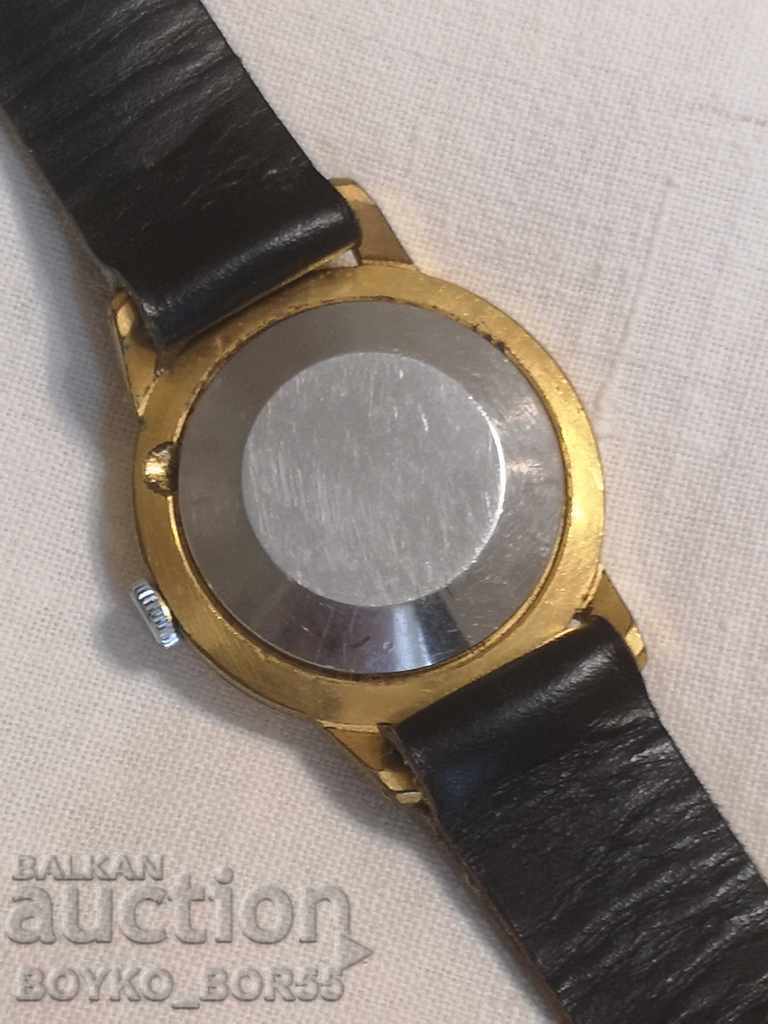 Hand-Wound Gold-Plated Russian Mechanical Men's Watch Zaria with price 78.00 BGN | € 39.88 Hand-Wound Gold-Plated Russian Mechanical Men's Watch Zaria with price 78.00 BGN | € 39.88