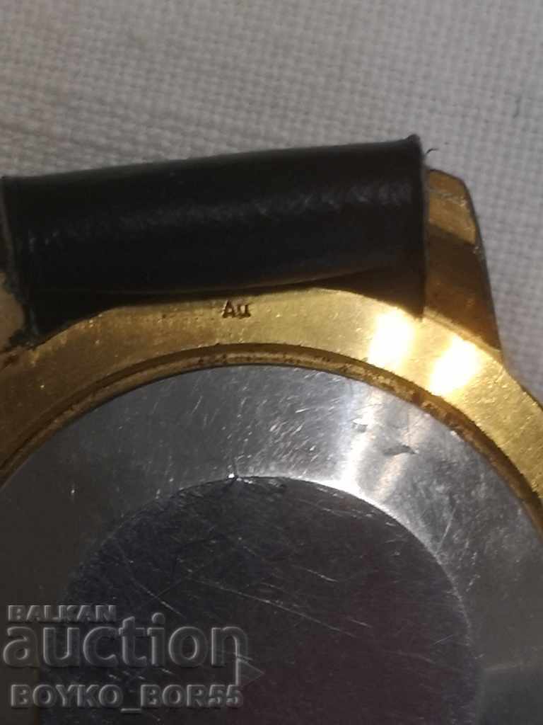 Auction Hand-Wound Gold-Plated Russian Mechanical Men's Watch Zaria Auction Hand-Wound Gold-Plated Russian Mechanical Men's Watch Zaria