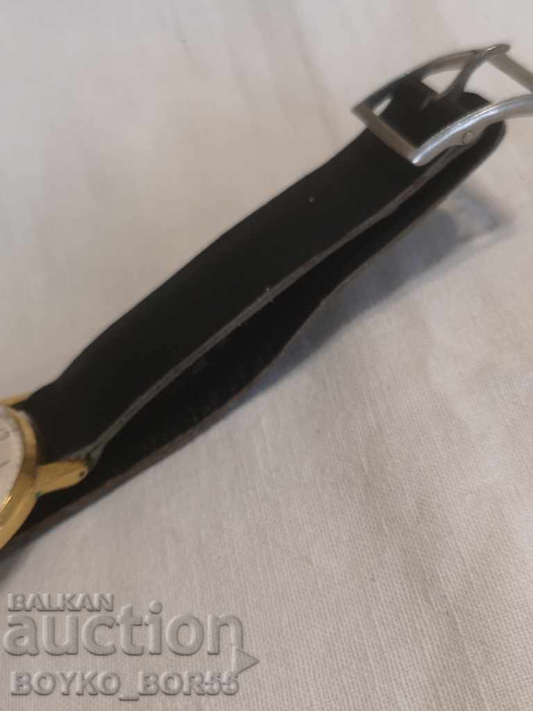 Hand-Wound Gold-Plated Russian Mechanical Men's Watch Zaria - 5 Hand-Wound Gold-Plated Russian Mechanical Men's Watch Zaria - 5