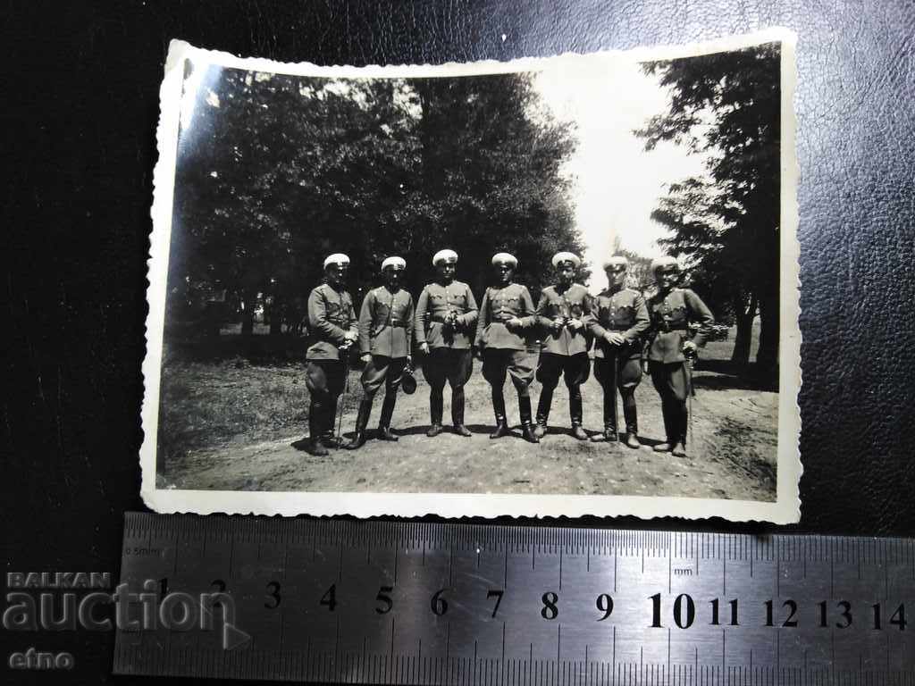 ROYAL PHOTO - 1936 Kazanlak, OFFICERS, OFFICER, SWORD, UNIFORM