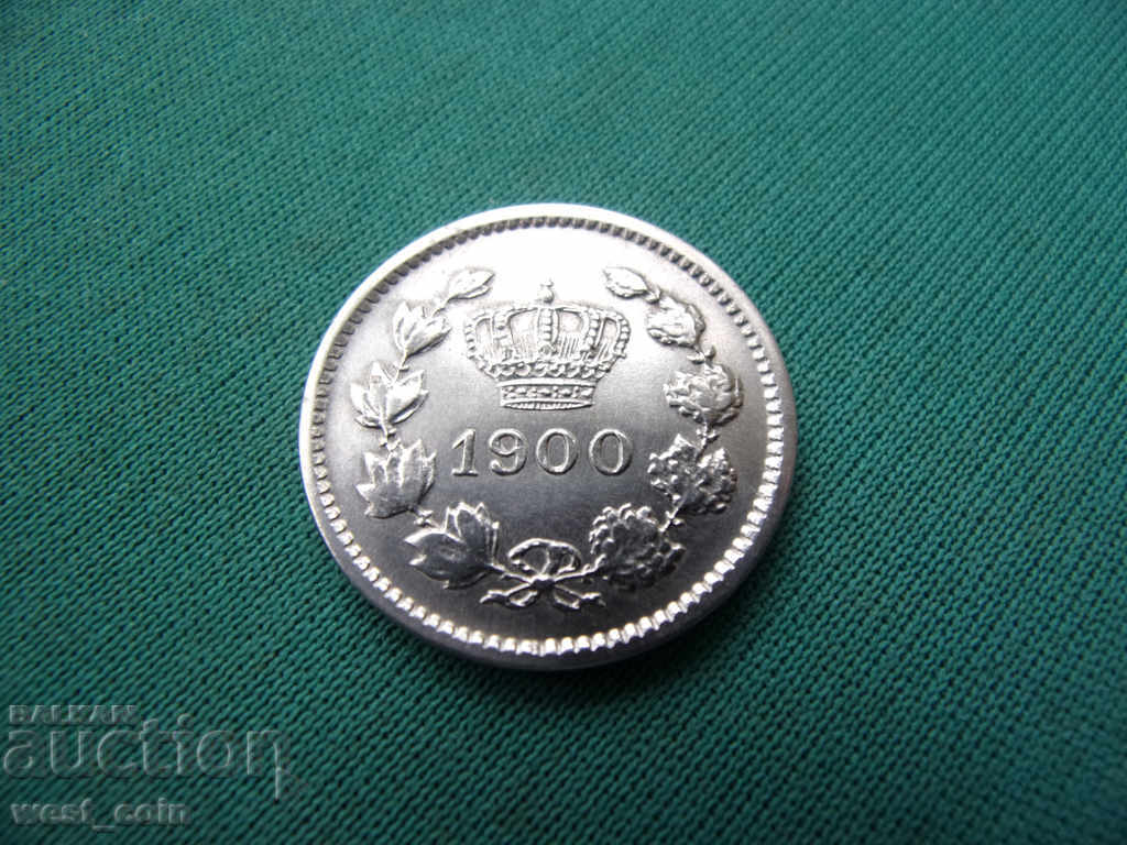 Romania 10 Baths 1900 Rare Coin