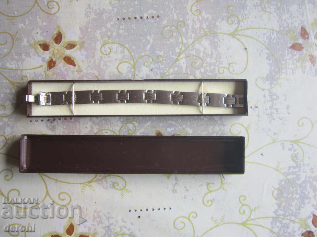 Μεγάλο βραχιόλι από ανοξείδωτο ατσάλι σε κουτί - 5