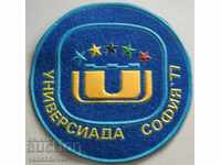 30036 България емблема екип Универсиада София 1977