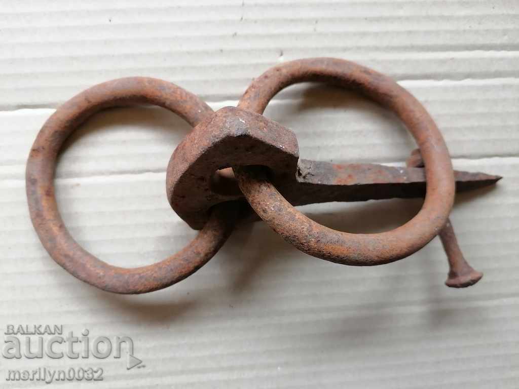 Metal rings, wrought iron for a wagon - 7 Metal rings, wrought iron for a wagon - 7