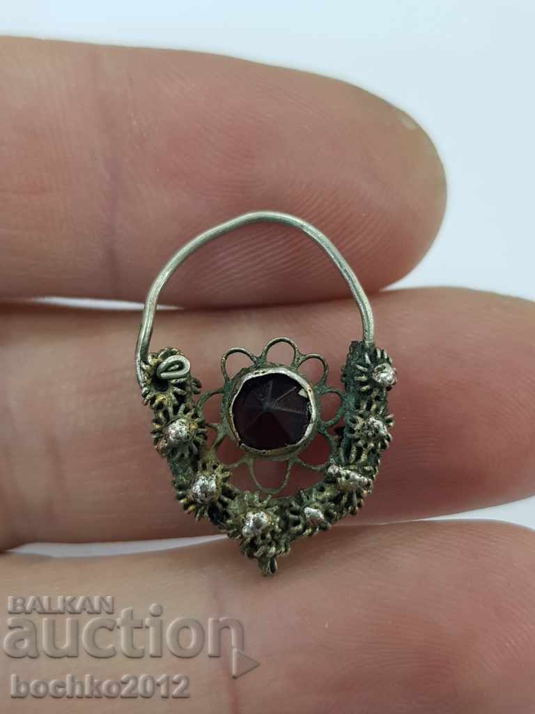 Rare Bulgarian Revival earring of the 19th century