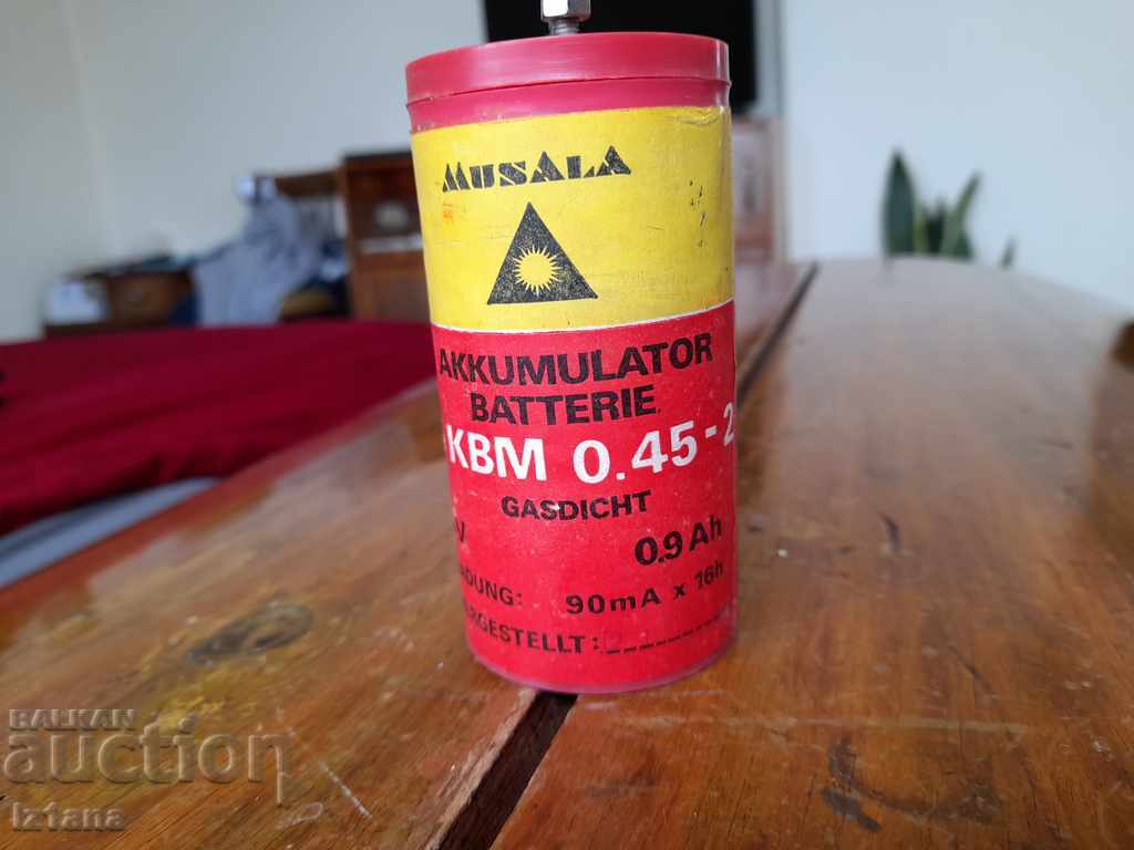 Auction Old rechargeable battery Musala Auction Old rechargeable battery Musala