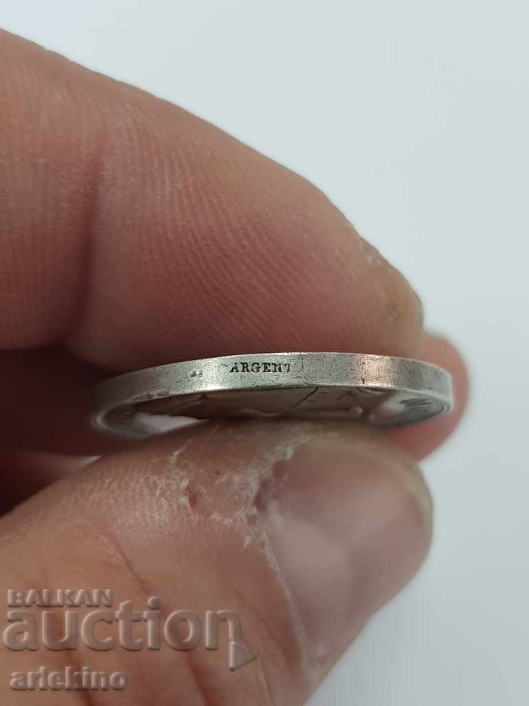 Silver French table medal ARGENT - 5 Silver French table medal ARGENT - 5