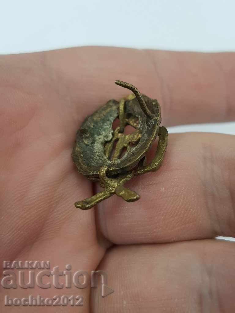 Auction  Bronze Russian Imperial Tailcoat Badge UDF