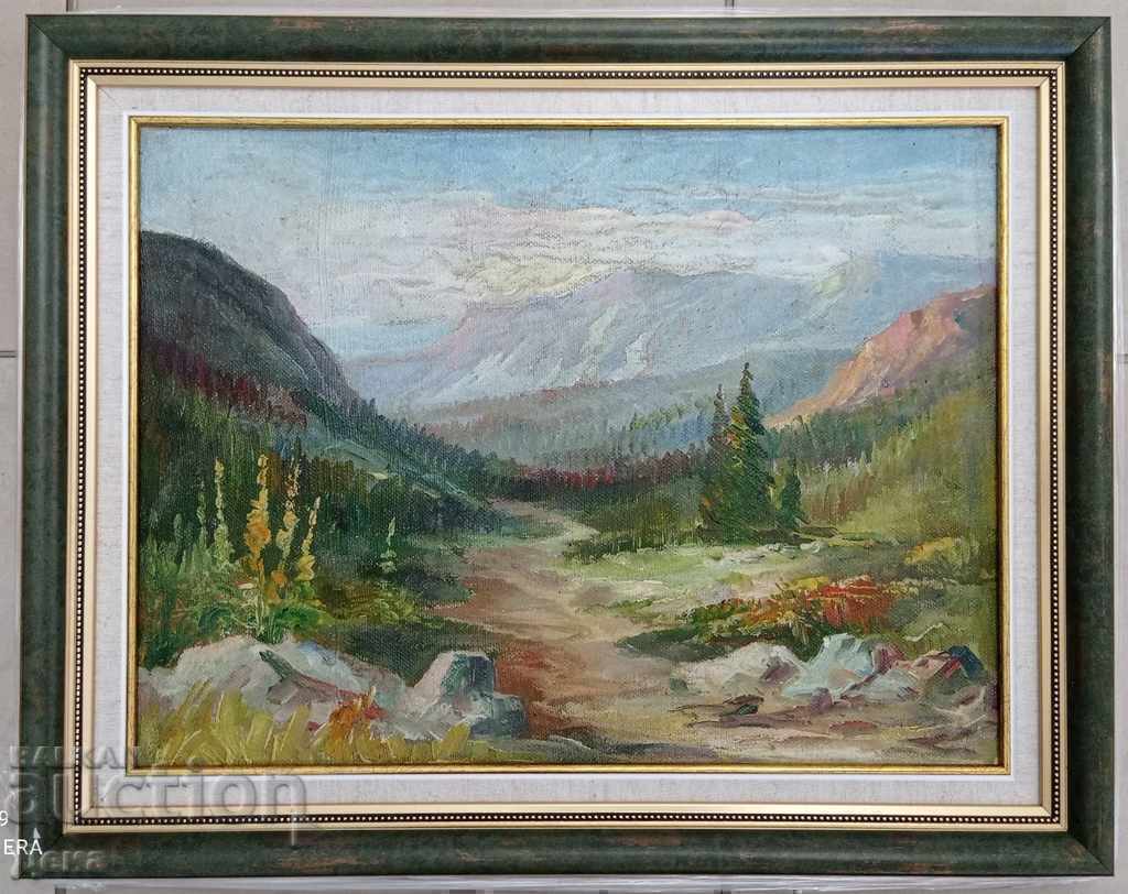 An old master PAINTING, in the style of Kiril Mateev