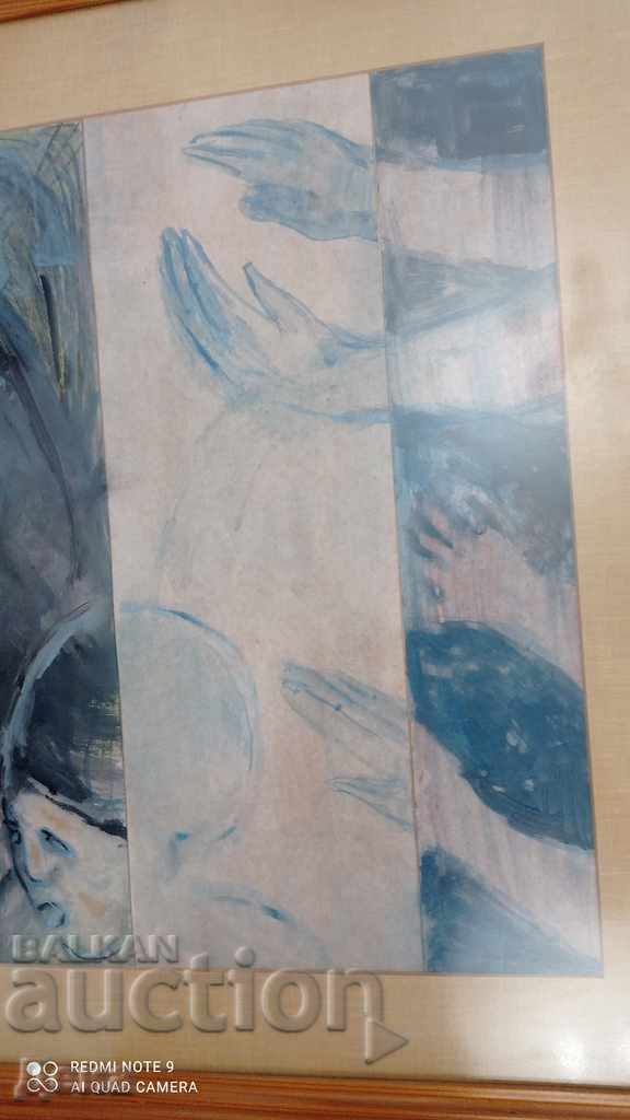 Auction Interesting old WATERCOLOR Auction Interesting old WATERCOLOR