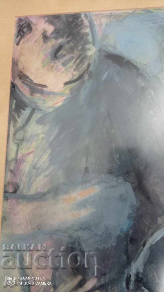 Interesting old WATERCOLOR - 5