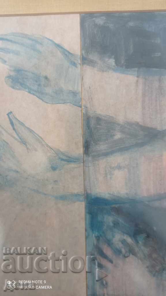 Interesting old WATERCOLOR - 7